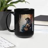 Guitar Is Poetry in Motion Black Glossy Mug - Beyond T-shirts